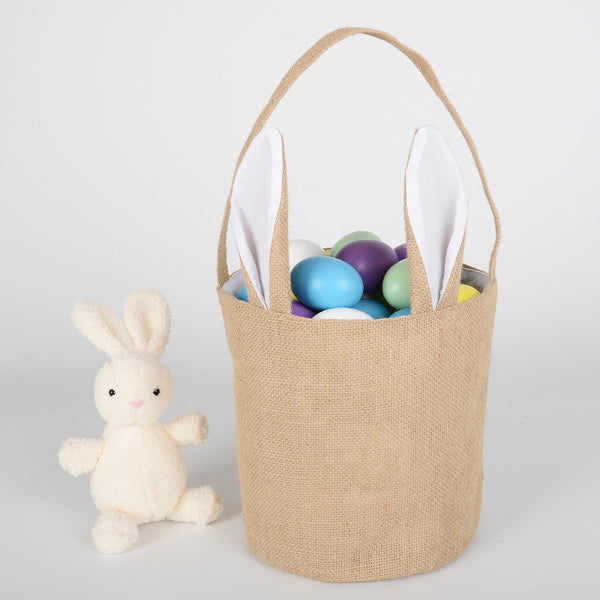 Rabbit Ear Jute Easter Basket – Mon Petit Ange