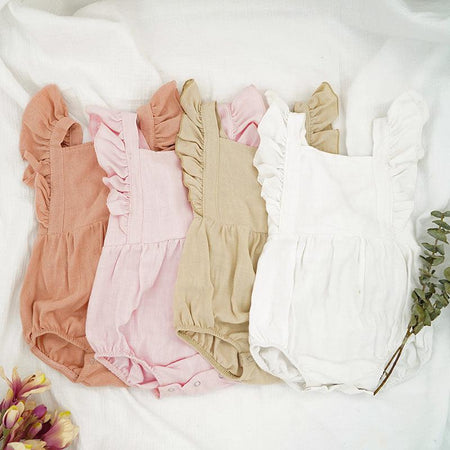 Combinaison robe couleur unies pour bébé - Mon Petit Ange