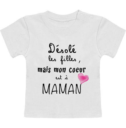 T-Shirt Bébé Manches Courtes - Mon Petit Ange