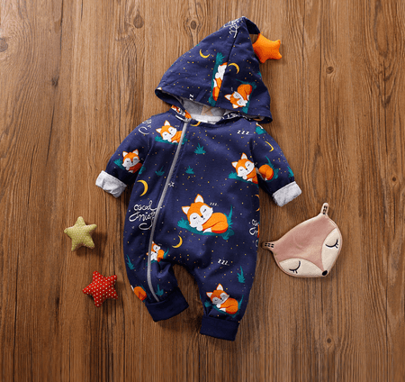 Combinaison pour bébé motif renard - Mon Petit Ange