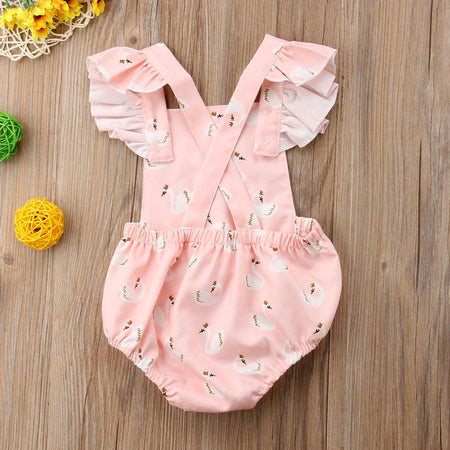 Combinaison robe motif cygne - Mon Petit Ange