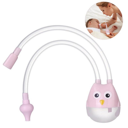 Aspirateur nasal pour bébé de couleur rose