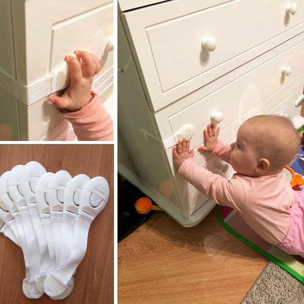 10pcs Verrous de Sécurité pour Enfant, Sécurité Enfant Placard 10pcs Verrous de Sécurité pour Enfant, Sécurité Enfant Placard