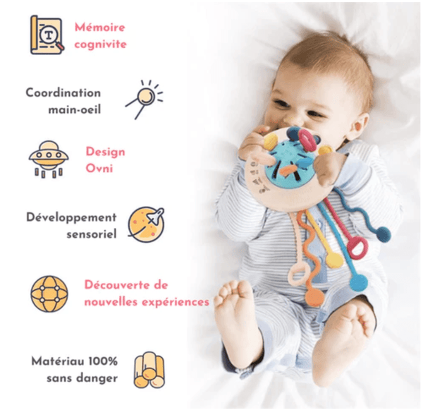 Jouets de dentition sensorielle pour bébés: jouets de dentition