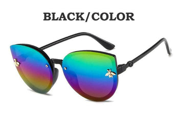 Lunettes de soleil en amande pour enfant avec une petite abeille - Mon Petit Ange