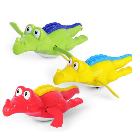 Jeu de bain en forme de crocodile pour bébé - Mon Petit Ange