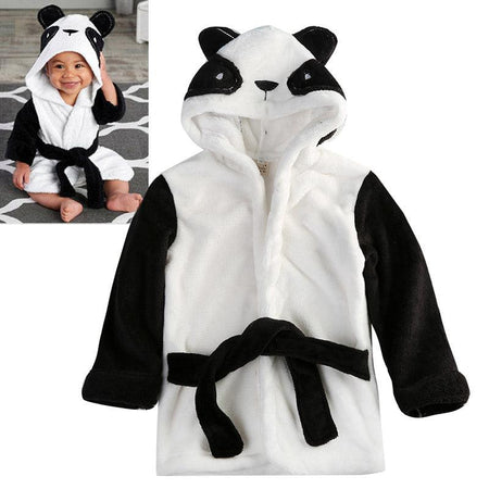 Peignoir de bain pour bébé style panda