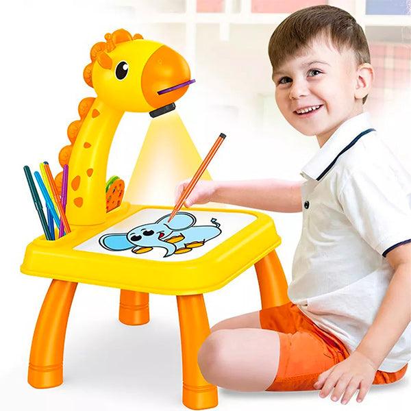KETIEE Projecteur De Dessin 2-en-1 Pour Enfants : 96 Motifs Dinosaures & Océan – Jouet éducatif Pour Filles Et Garçons 3-8 Ans