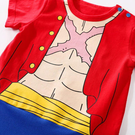 Pyjama manga bebe one piece face avant