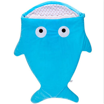 Sac de couchage pour bébé requin bleu