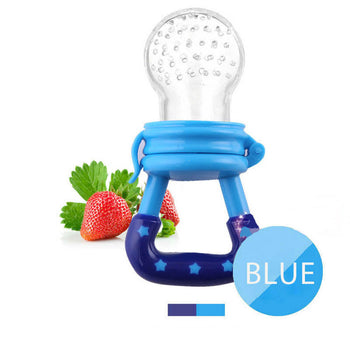 Sucette à fruit pour bébé bleu