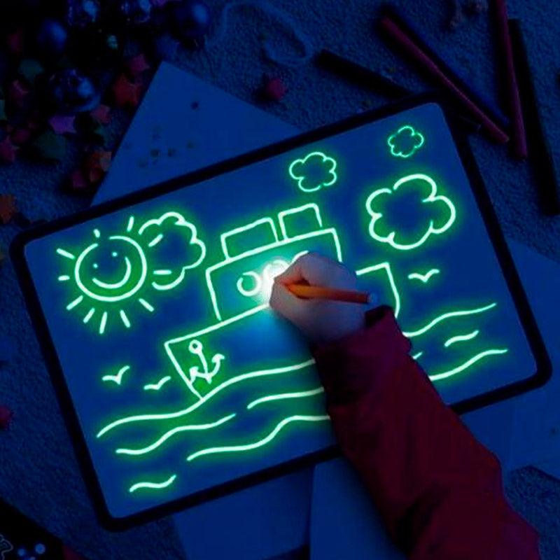 Tablette de dessin lumineuse pour enfant  Créé des dessins fluorescents –  Mon Petit Ange