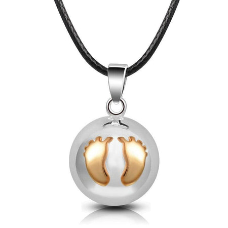 Bola de grossesse | Pieds de bébé dorés - Mon Petit Ange