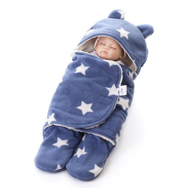 Couverture emmaillotage bébé avec motifs – Mon Petit Ange