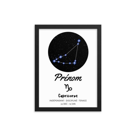 Tableau signe astrologique Capricorne - Mon Petit Ange