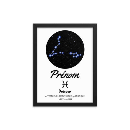 Tableau signe astrologique Poisson - Mon Petit Ange