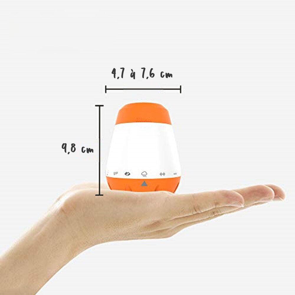 Machine à Bruit Blanc Pour Bébé Et Adultes - 20 Sons, Veilleuse Réglable, Minuterie, Rechargeable USB