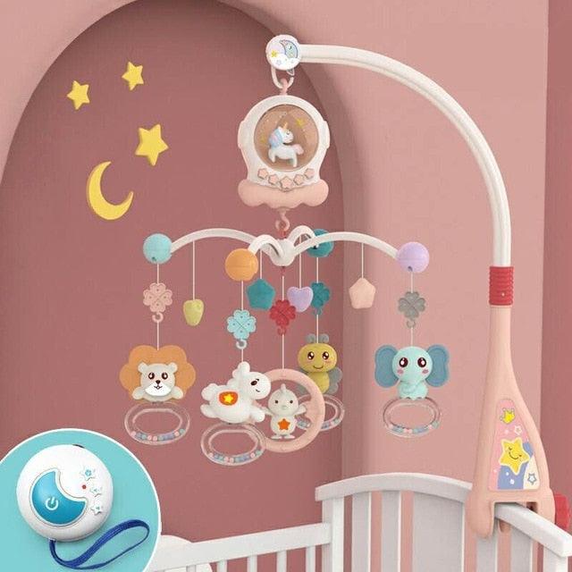 QWZ bébé hochets berceau Mobiles support de jouet  – Grandado
