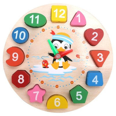 Horloge Puzzle montessori en Bois - Mon Petit Ange